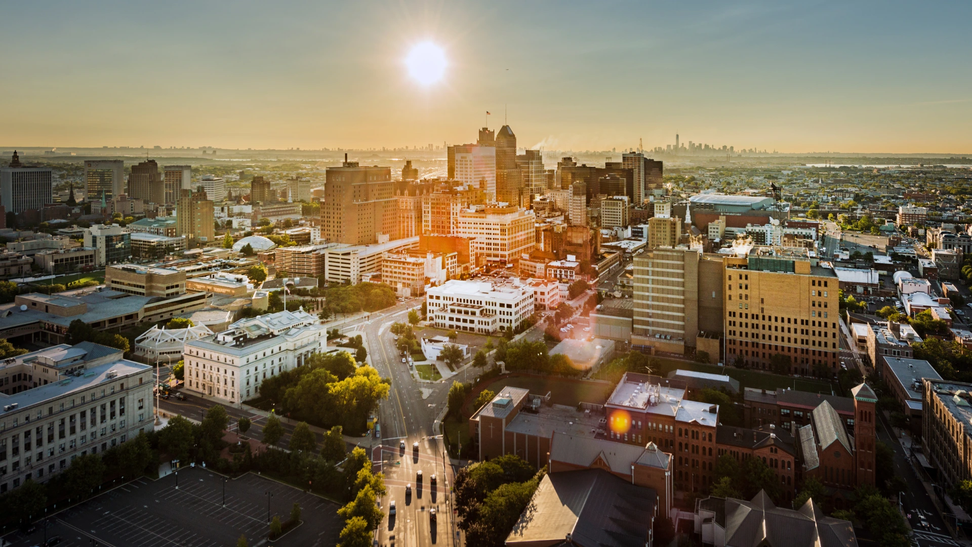 Skyline of newark